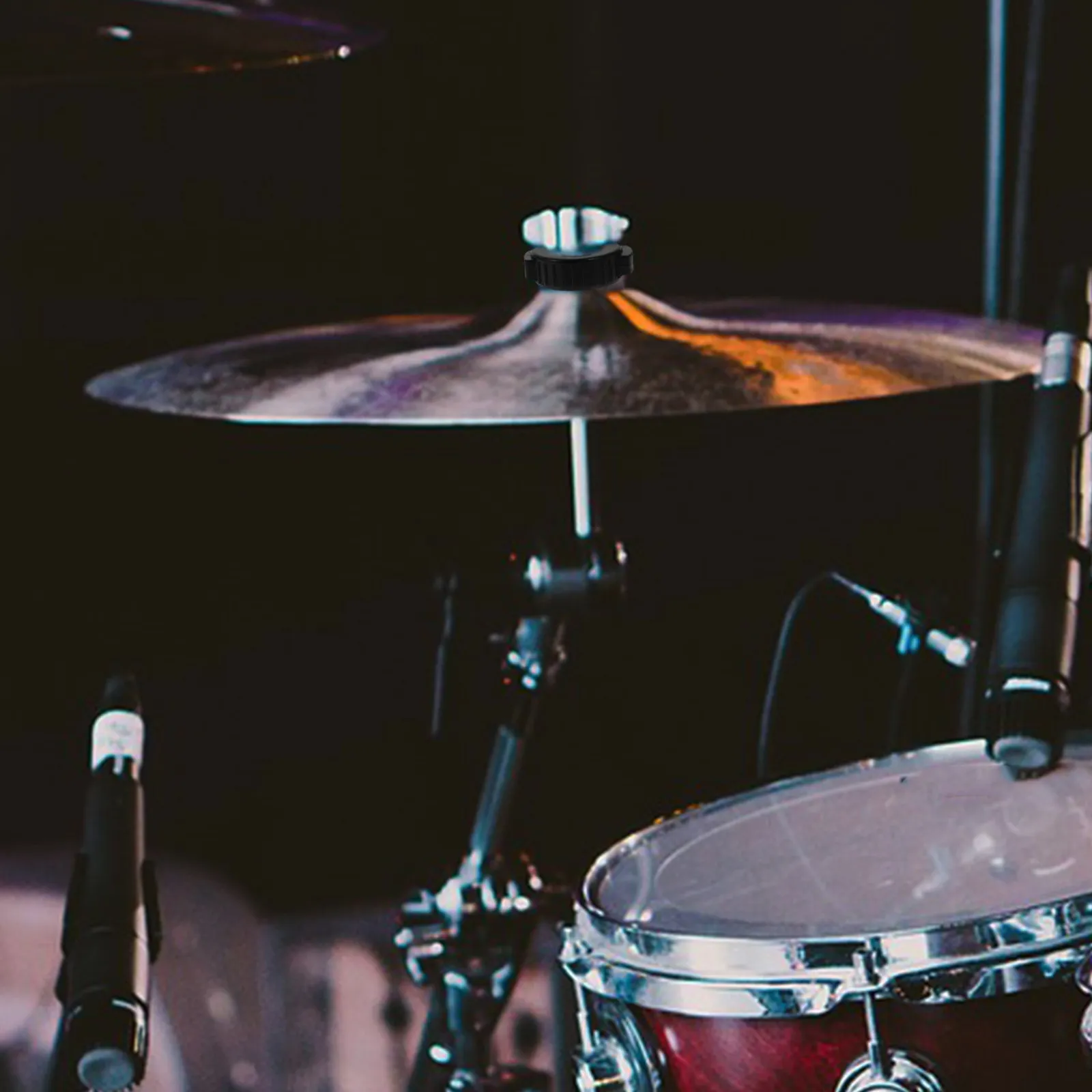 

8 шт. универсальных быстросъемных гаек для тарелок ударных инструментов, фиксирующие защелки для стойки, стабильная установка тарелок, высокая производительность