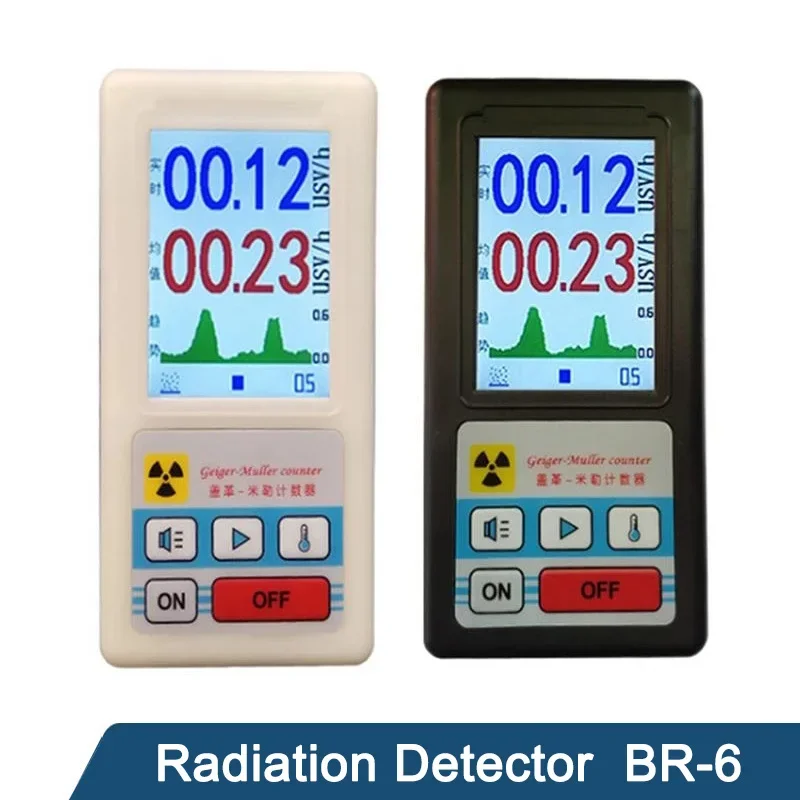 BR-6 Dosimeter Digital Nuclear Radiation X-Ray Beta Gamma Geiger Counter Radioactivity Detector