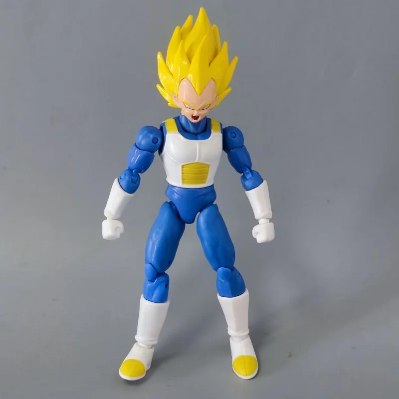 Genuine Shf Dragon Ball Super Saiyan Beijita Accessories Free Bulk 5-Inch Mobile Puppet Model Gift