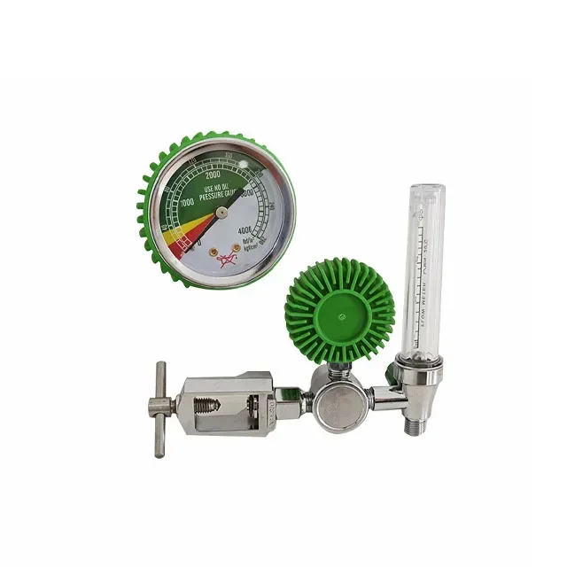 منظم غاز الأكسجين الطبي الرقمي المعتمد من الشركة المصنعة CE مع مقياس الجريان وزجاجة المرطب الشحن السريع #5