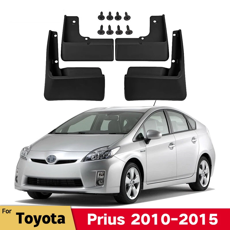 MudFlaps For Toyota Prius 3rd XW30 2010-2015 Mud Flaps Splash Guard Mudguards Front Rear Fender Auto Styline Car Accessories