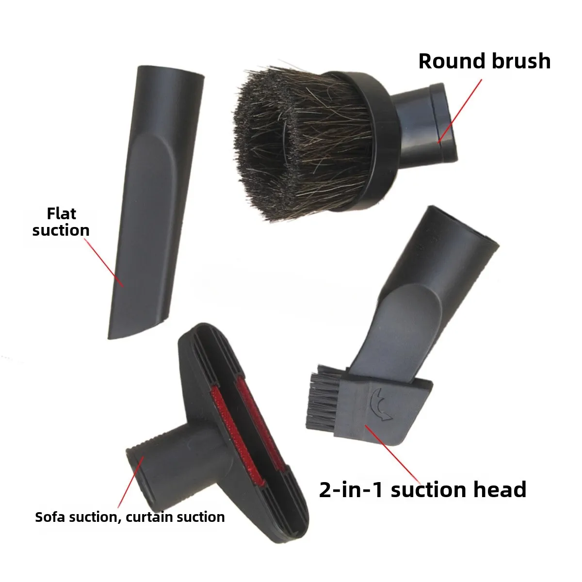 Vacuum cleaner 4-piece set of brush head accessories 32mm fit for Midea Haier LG Electrolux