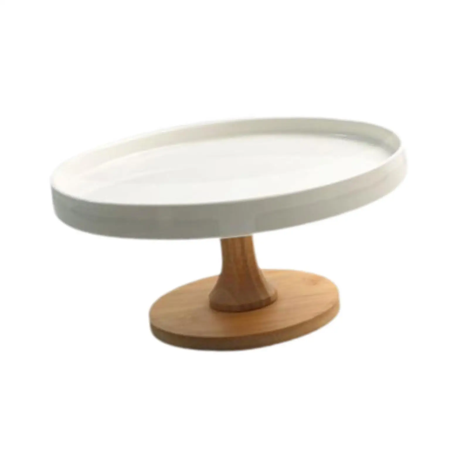 Cake Stand Table Centerpiece Multifunctional Wooden Bottom Fruit Platter for Birthday Event Celebration Anniversary Wedding