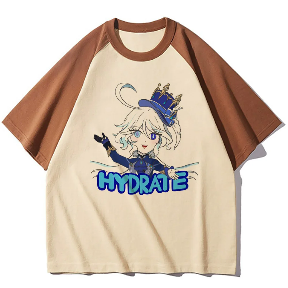 Furina t-shirts women summer tshirt female graphic harajuku comic clothing