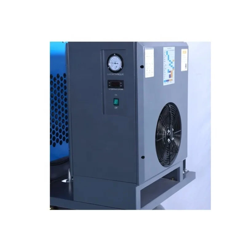 Output oil-free low-noise integrated machine screw air compressor 5.5kw 380v 50Hz 3Hp industrial screw air compressor
