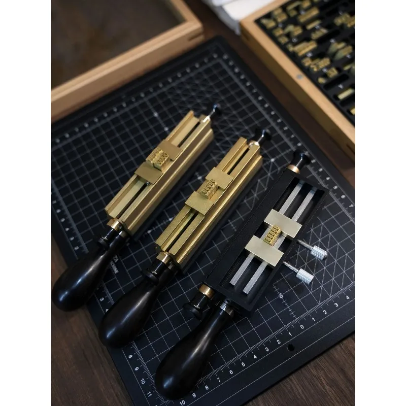 Tool  fixture bronzing copper mold LOGO movable type fixture accessories