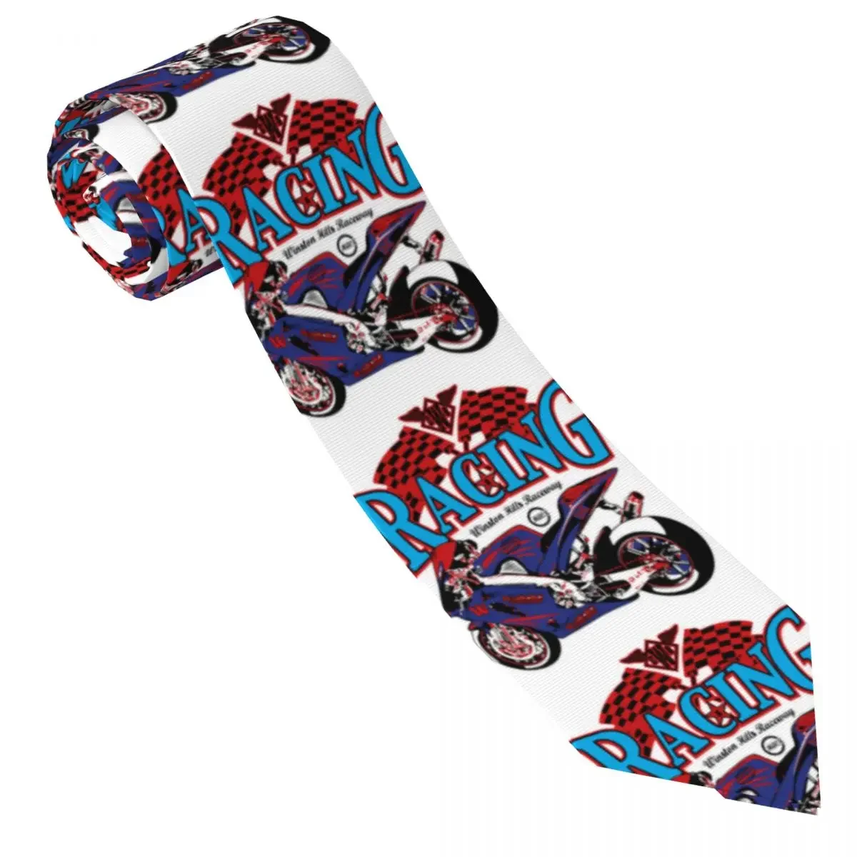 Racing Bike Neckties Fashion Neck Ties for Men Accessories Gravatas Gift