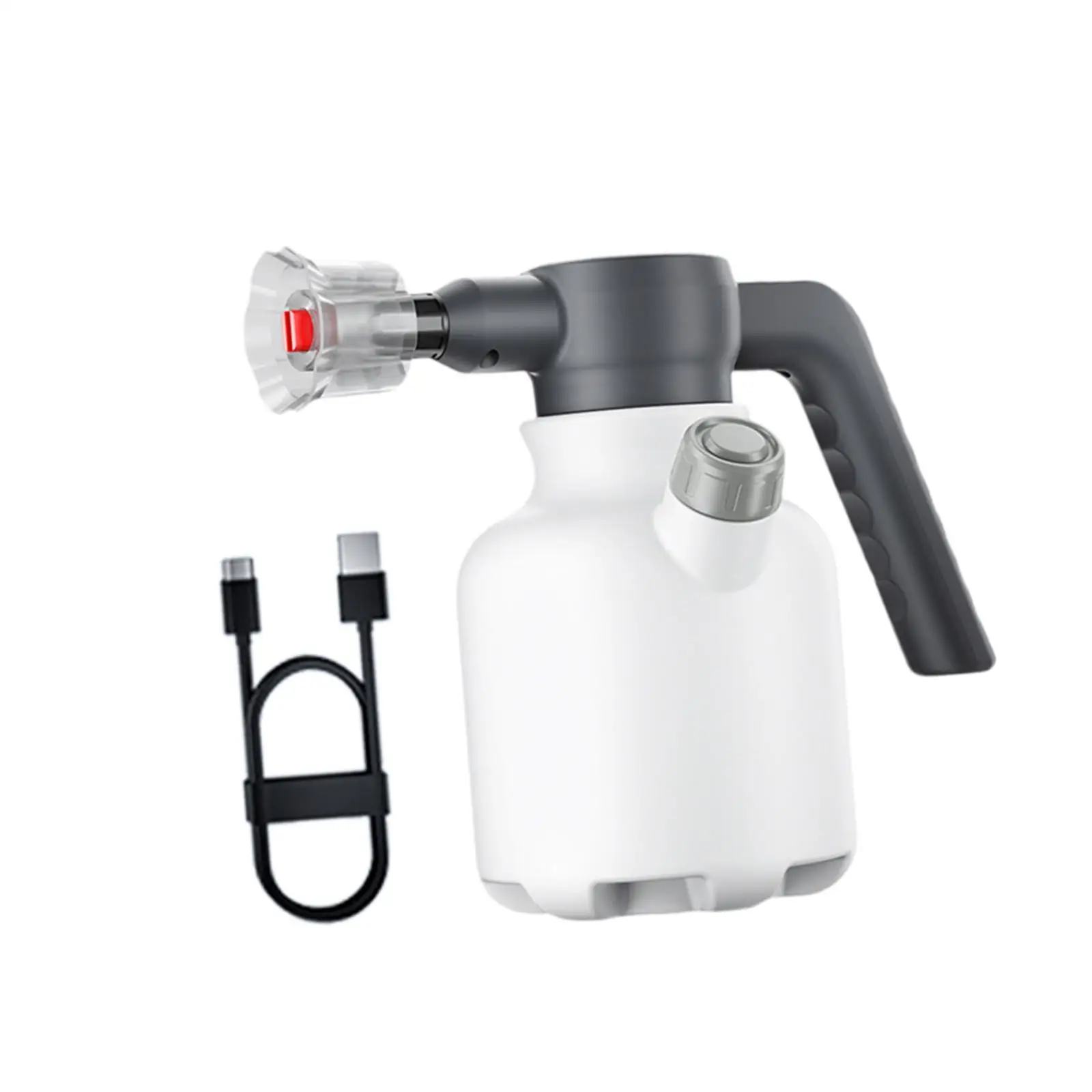 

Электрический пенный распылитель для мойки автомобилей, зарядка через USB, прочный, профессиональный, многофункциональный, портативный, для мойки автомобилей, детейлинга и домашнего использования