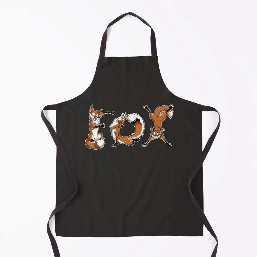 

YOGA Foxes Apron Hairdressing Hairdresser Accessories with pockets chef for man Kitchen Accessories 2022 Apron