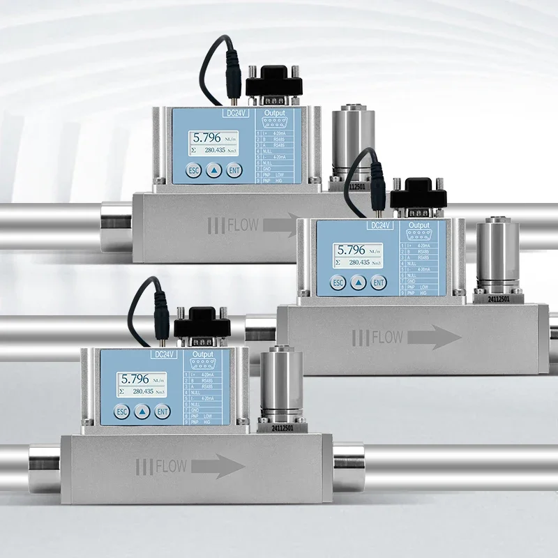 2026 Compact Thermal Mass Air Flow Meter - High Accuracy Measurement for Compressed Air Systems with 4-20mA Signal Output