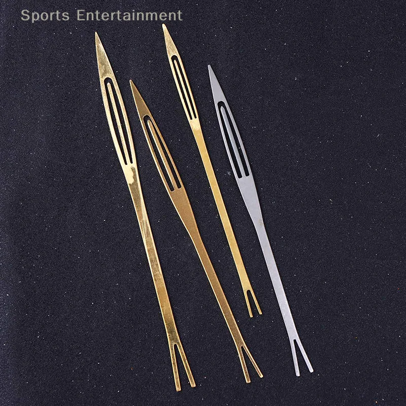 2 قطعة الصيد المعاوضة إبرة إصلاح صافي خط إصلاح صافي خط المكوكات النسيج الصدأ المكوكات شبكات اكسسوارات