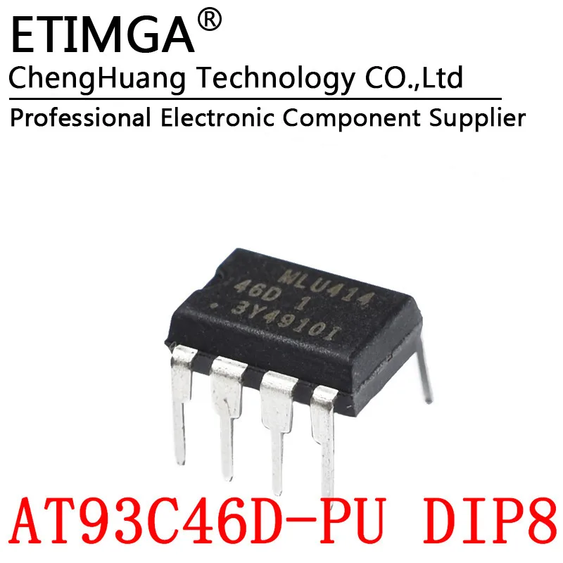 AT93C46 AT93C46D-PU 46D DIP-8 Memory chip