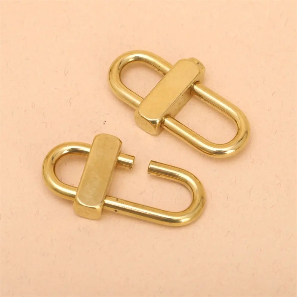 Durable Anti-oxidation Luban Lock Buckle Anti-rust Quick Opening Length Shorten Clip Metal Chain Buckle