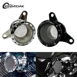 Motorcycle Velocity Stack Air Cleaner Air Filter Intake Black Chrome For Harley Sportster Iron XL883 XL1200 Custom