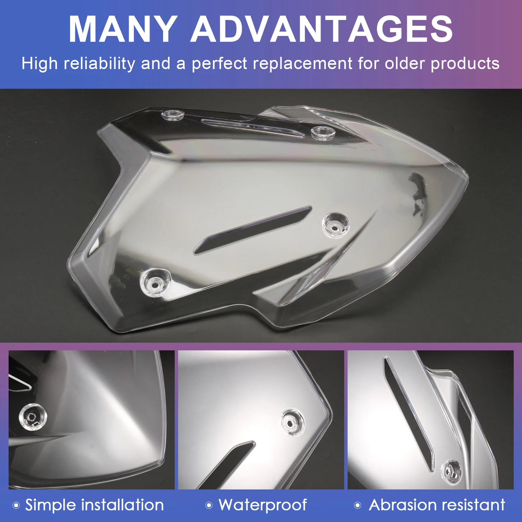 الزجاج الأمامي حاجز الرياح شاشة منحرف لـ XMAX300 X MAX 300 Tech MAX 2025 + دراجة نارية شفافة