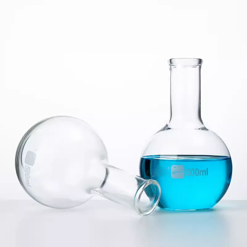 

Glass distillation flask round bottom flat bottom flask single mouth experimental vessel high temperature resistant reaction fla