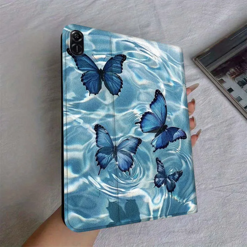 نمط فراشة جميلة ل MediaPad MatePad Air SE Pro M6 M5 M2 T10s T5 10 11 12.6 11.5 12X10.8 بوصة 10.1 حافظة كمبيوتر لوحي