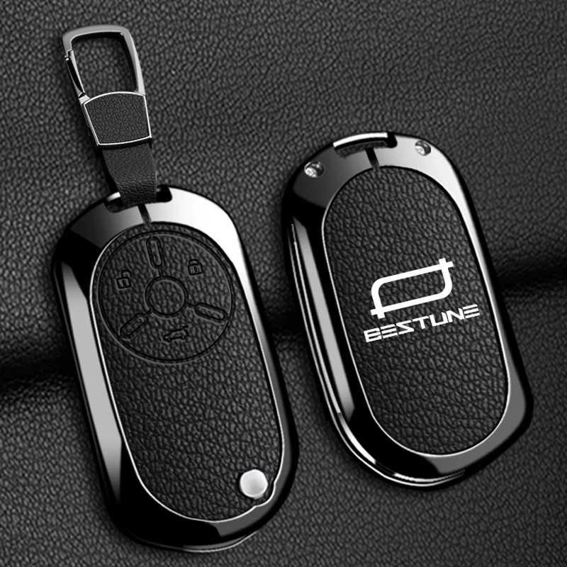Car Key Case Cover Shell For Bestune Pony 2024 2025 New Energy Key Holder Protection Cover Fob Housing Ring Keychain Accessories