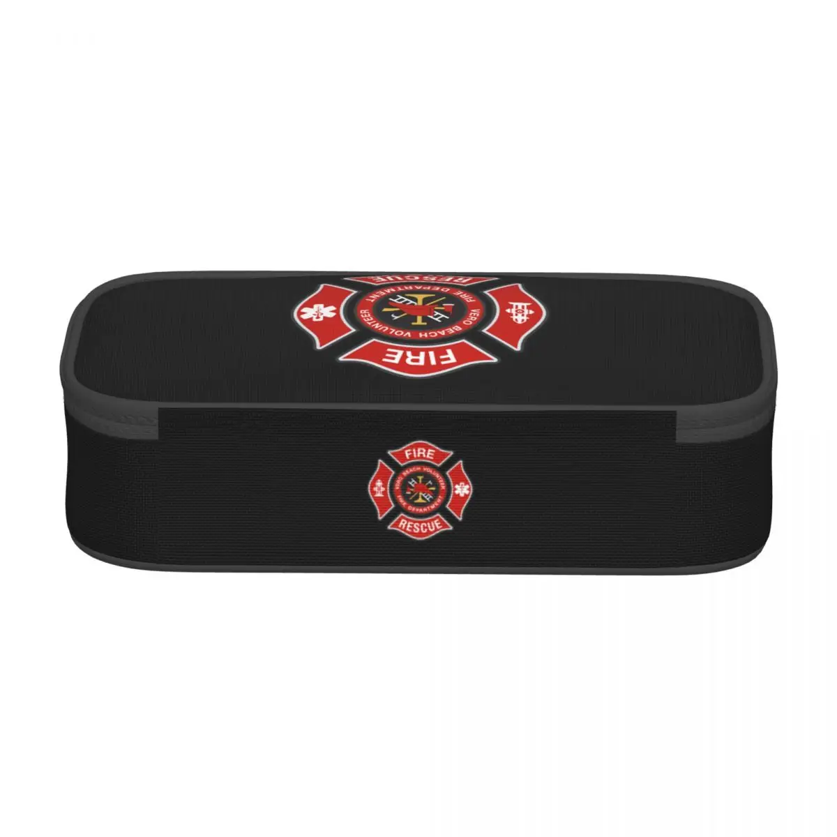 Fire Rescue Firefighter Pencil Cases for Boys Gilrs Large Capacity Pen Box Bag School Accessories