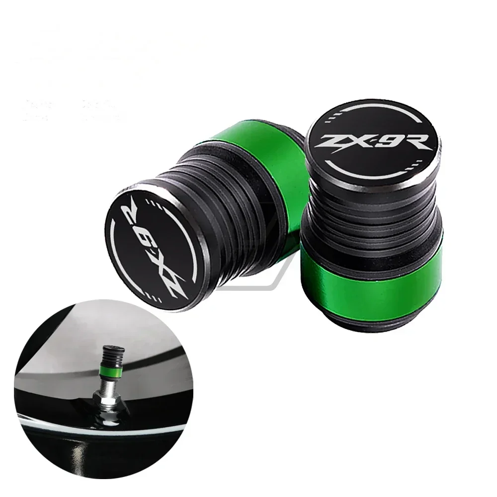 

For Kawasaki ZX-9R ZX9R CNC Aluminum Motorcycle Accessories Wheel Tire Valve Caps Covers