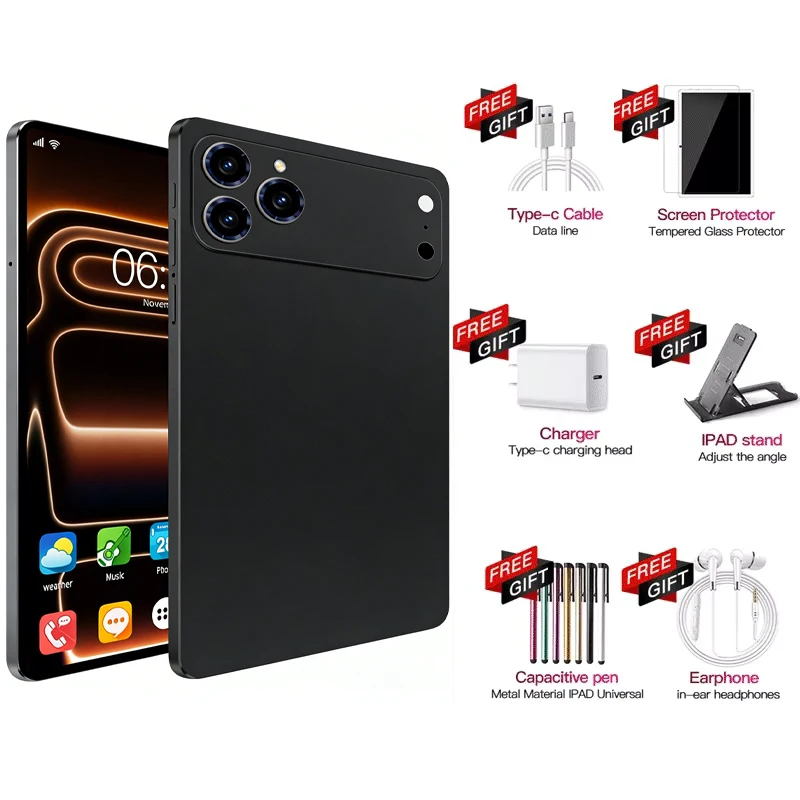 2026 Original Pad17 Pro Max Tablet 11 inch Android 16 20000mAh