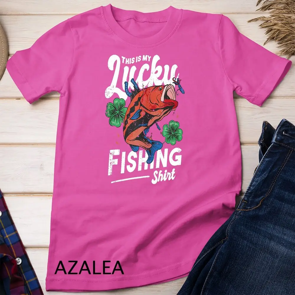 This Is My Lucky Fishing Shirt Premium Apparel Unisex T-shirt