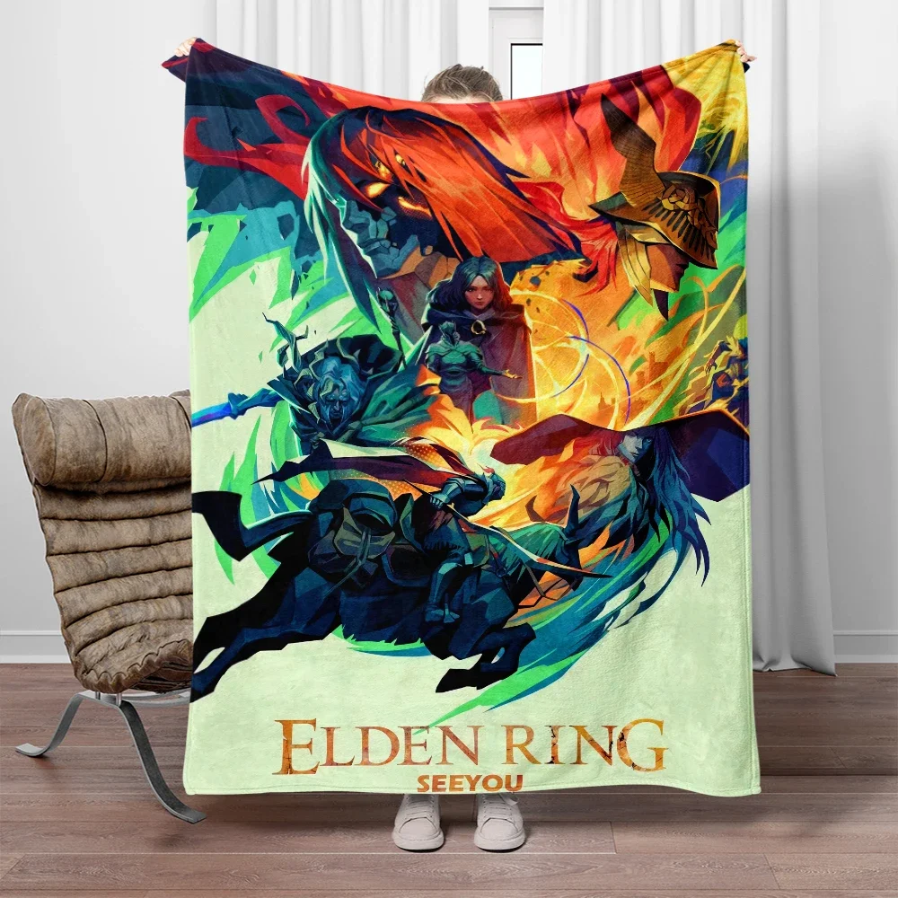 Brain-burning game Blanket - Lightweight Flannel Throw Sofa, Bed, Knee,Travel,Living Room,Office,Sofa,Chair,Blanket, Anime,