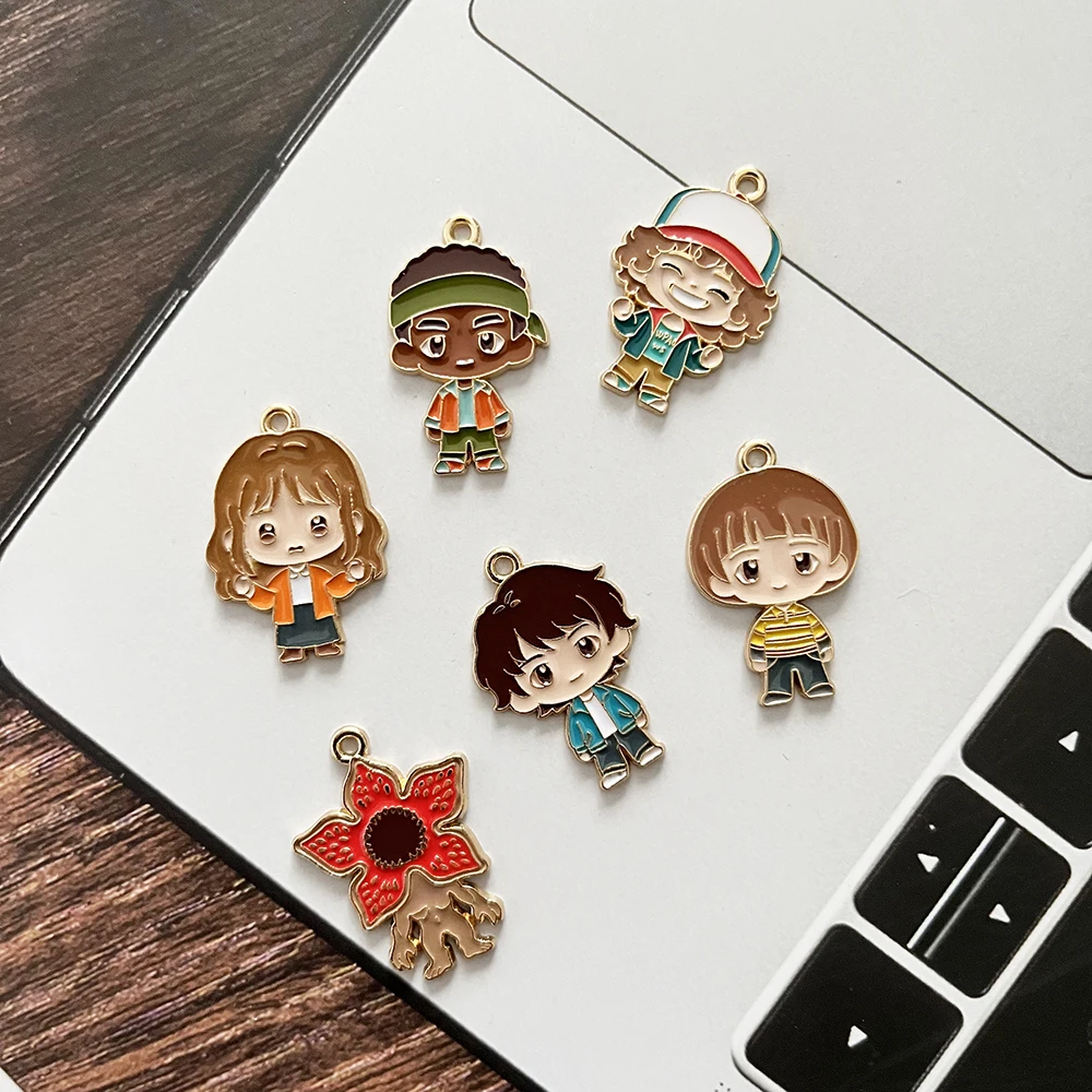 6pcs Stranger Demogorgon Carto - Jewelry Making Store 评论和价格
