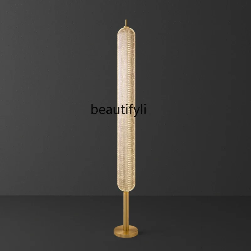 Copper Vertical Table Lamp Floor Lamp Integrated Living Room Sofa Atmosphere Decoration Decorative Lamp