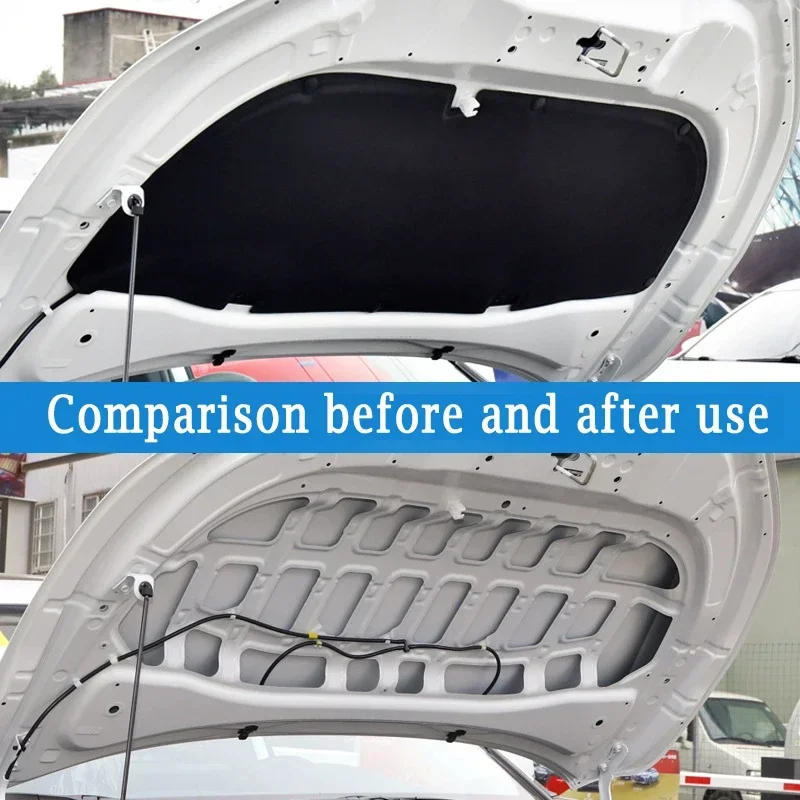 For Toyota Corolla Cross 2020-2024 Front Engine Hood Insulation Cotton Pad Front Engine Bonnet Sound Heat Mat Sheet Cover