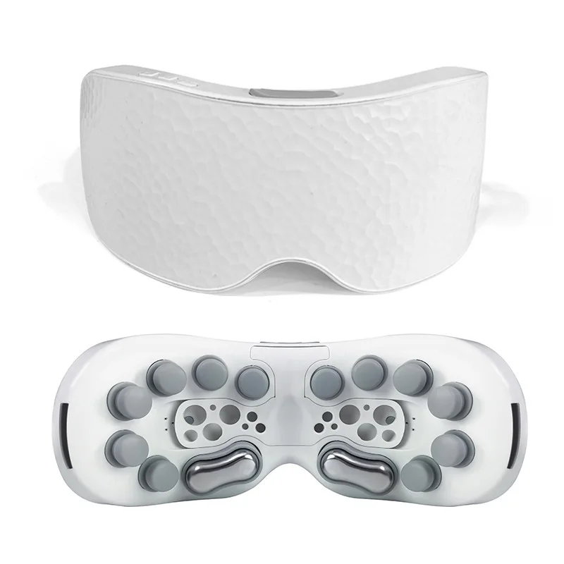 Handheld Vibration Eye Massager, Silicone Nano Steam Care Device, Heated EMS Eye Care Mist, Rechargeable Dryness Relief