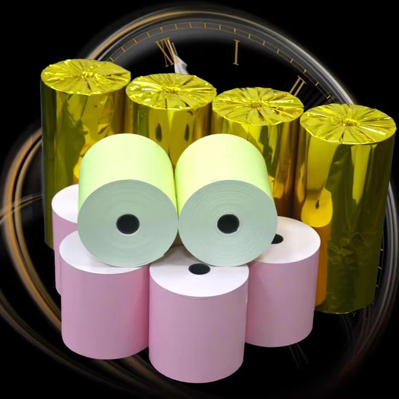 10 Rolls Color cash register printing paper 80x80 thermal paper 80x80mm cash register paper supermarket 80mm receipt paper