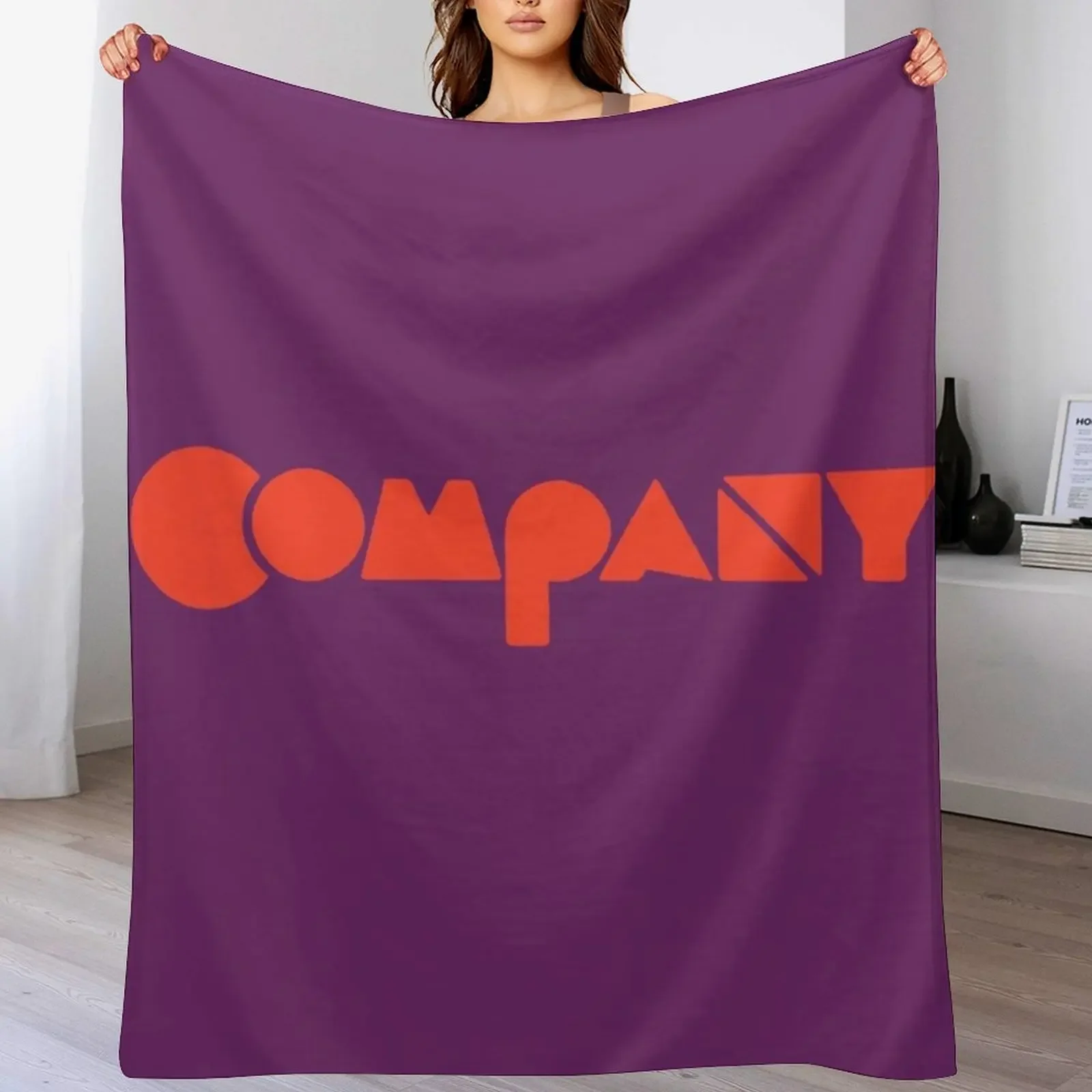 

Company Retro Logo Throw Blanket Decoratives Extra Large Throw for babies Flannels Blankets