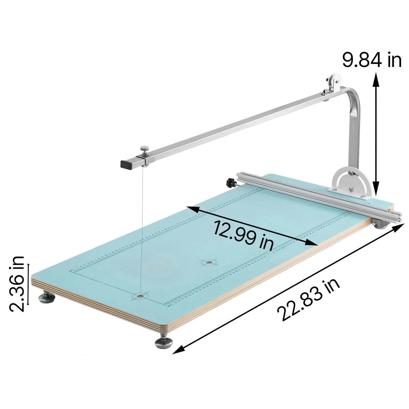 SucceBuy Schuimsnijder Machine Verstelbare hoek Regelbare temperatuur Tafel Fire MDF + Legering Piepschuim Spons Snijgereedschapsset