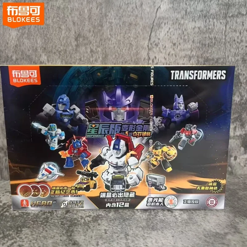 

Новый список Blokees Трансформеры Defender Версия 5, Galvatron Jetfire Optimus Prime, отражатель в сборе, модель игрушки, слепая коробка, подарок