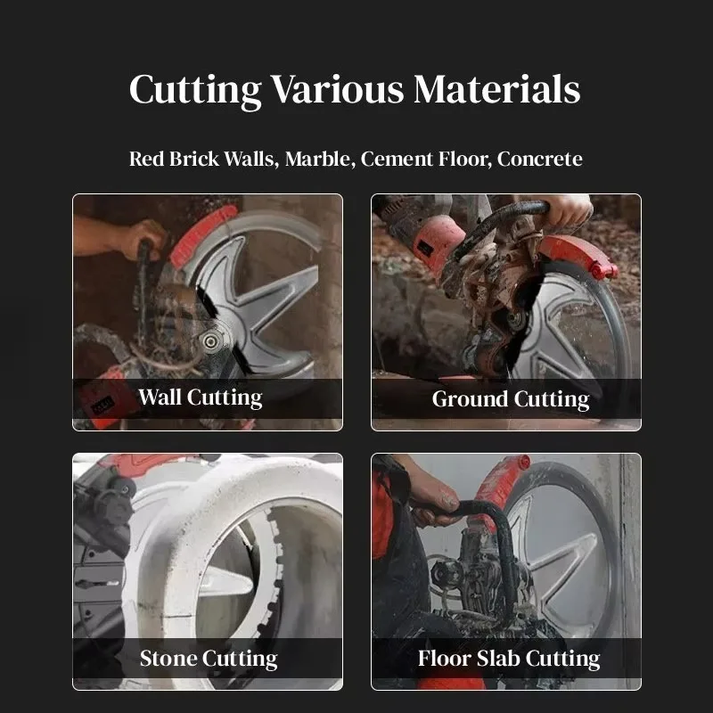 Non-refreshing Sawing Concrete Ring Machine Cement Wall Cutting Saw Handheld