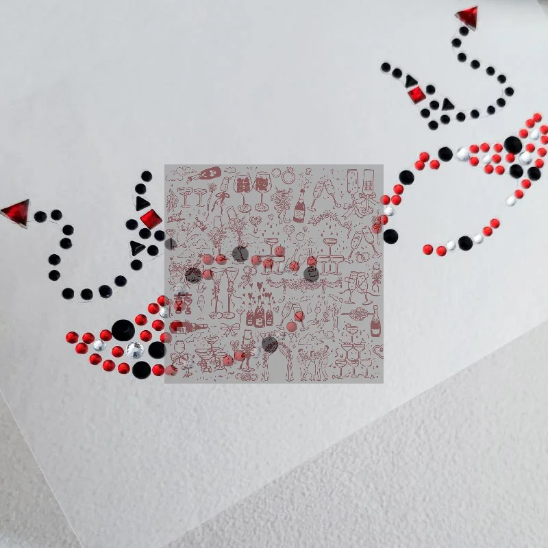 Colorful Flower Skull Face Jewel Stickers With Sparkly Rhinestone Self Adhesive For Halloween Cosplay Makeup
