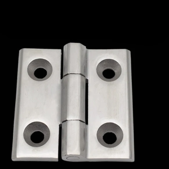 304 Stainless Steel Heavy Duty Thickened Industrial Hinge Machinery Equipment Hinge, Distribution Cabinet Box Hinge 40X40X5