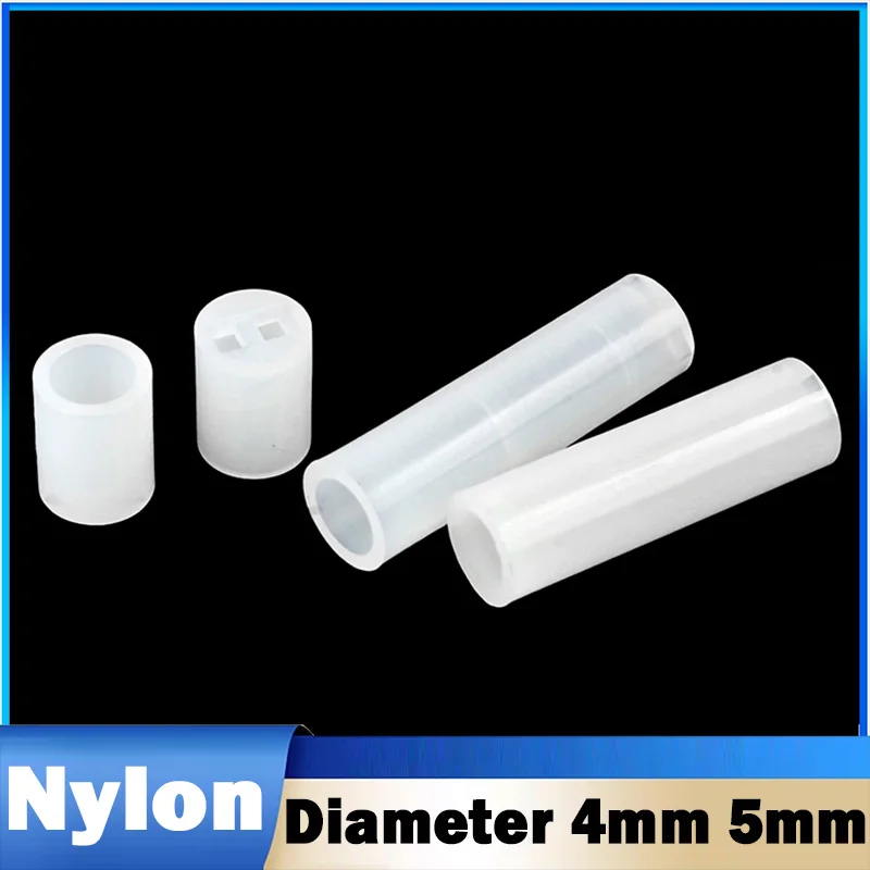 M4 M5 Nylon PCB Board Mount LED Spacer Support Hood Nylon Isolation Column LED Light Tube Lamp Base Support Standoffs