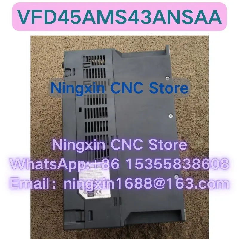 second-hand VFD45AMS43ANSAA Inverter Functional test OK Fast delivery