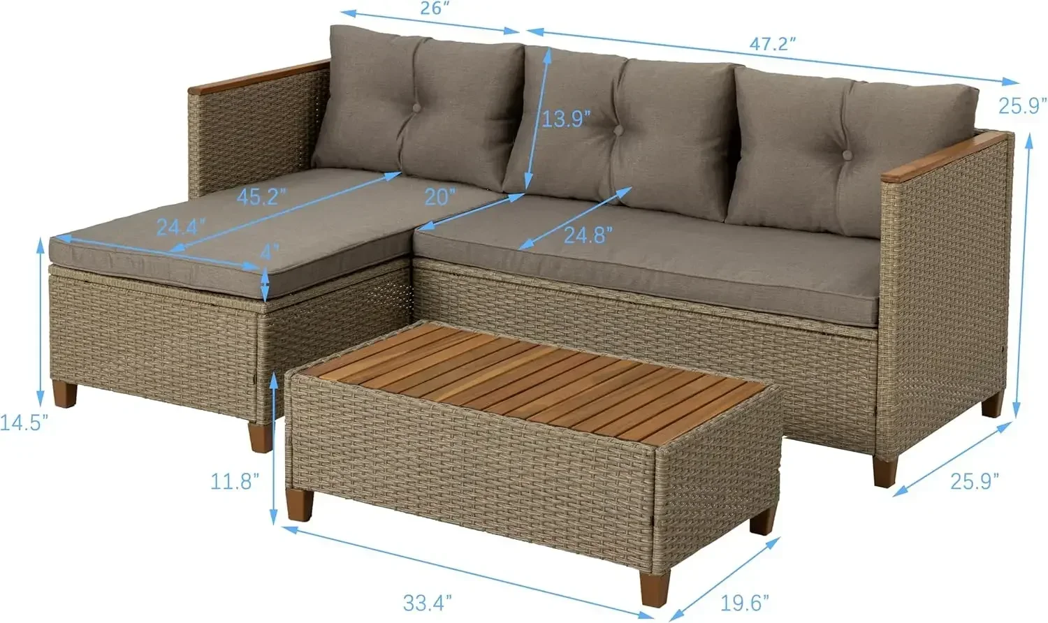 (Xmsj)Patio Furnitu… - image