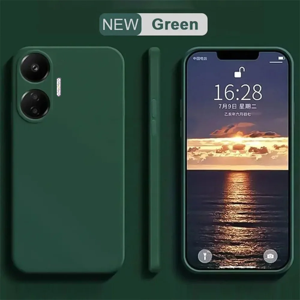 Für Xiaomi Poco F7 POCO F 7 Weiche TPU-Hülle Linsenschutz Weiche Basis-Rückabdeckung Poco F7 Flüssiges Silikon Stoßfeste Handyhülle