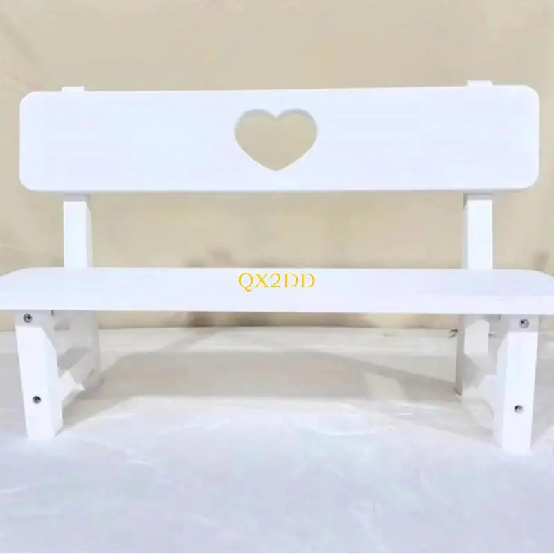 QX2D Small Benches Photography Props Infant Photo Posing Lounge Chair