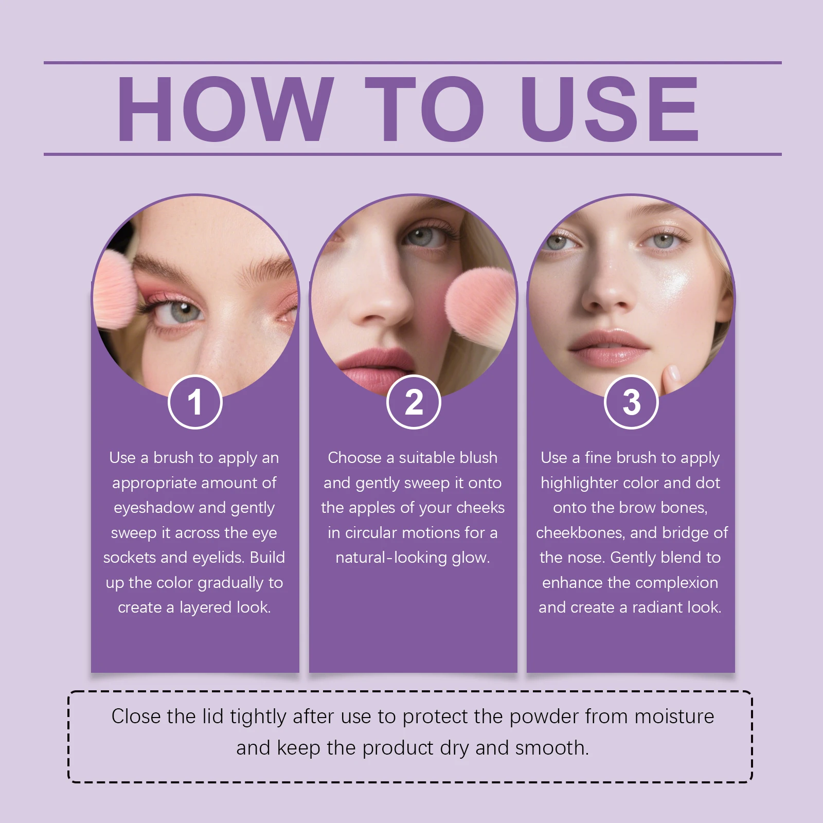 พาเลทอายแชโดว์ บลัชออน ไฮไลท์ ลดจุดด่างดำบนใบหน้า แต่งหน้าเพื่อผิวกระจ่างใส ใช้ได้ทุกวัน ออกเดท พกพาสะดวก