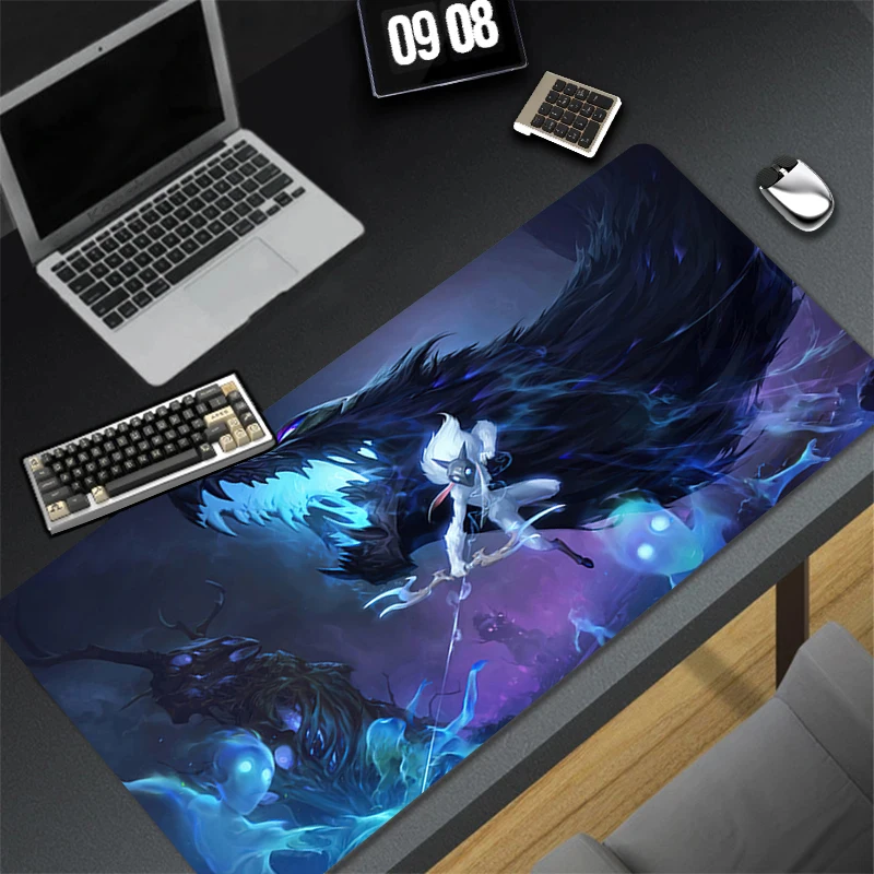Aksesori Gaming Komputer L-league Of Legends Kindred Mousepad PC Kantor Mouse Pad Keyboard Pad Meja Decoracion Anime Desk Mat