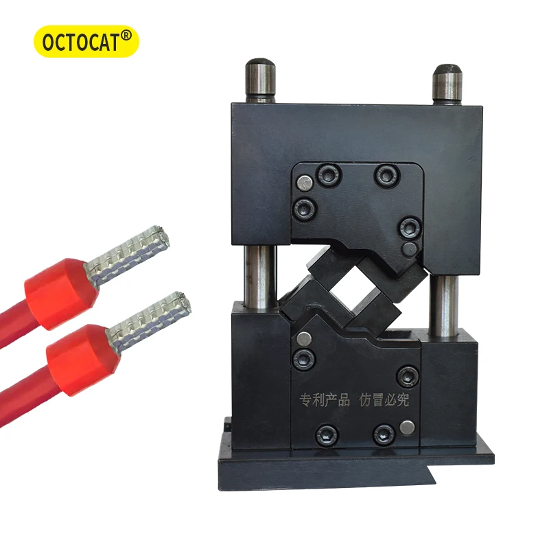 OCTOCAT 0-50 square MX4B four-side free crimping die, 146*80*160mm mute terminal machine mold accessories