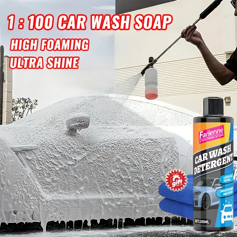Citrus Wash & Gloss Foaming Car Wash Soap(Works with Foam Cannons/Guns or Bucket Washes)Safe for Cars,Trucks,Motorcycles,RVs