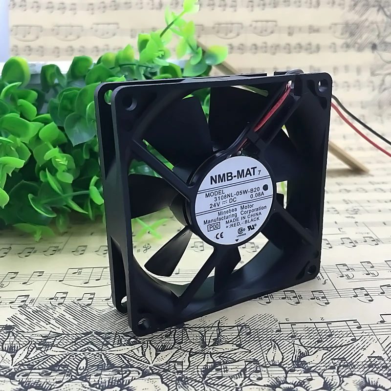 ORIGINAL 3108NL-05W-B20 24V 0.08A 8020 80*80*20mm KIPAS PENDINGIN BARU RADIATOR