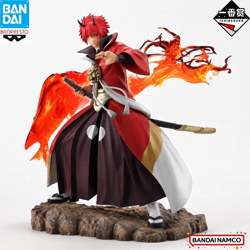 Auf Lager: Bandai Original Ichiban Kuji That Time I Got Reincarnated As A Slime Benimaru Actionfigur Modellpuppe Brandneu in Originalverpackung
