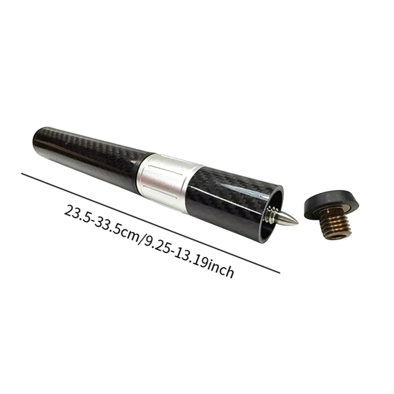 

Durable Carbon Fiber Pool Cue Extension Adjustable Billiard Accessory for Improved Control